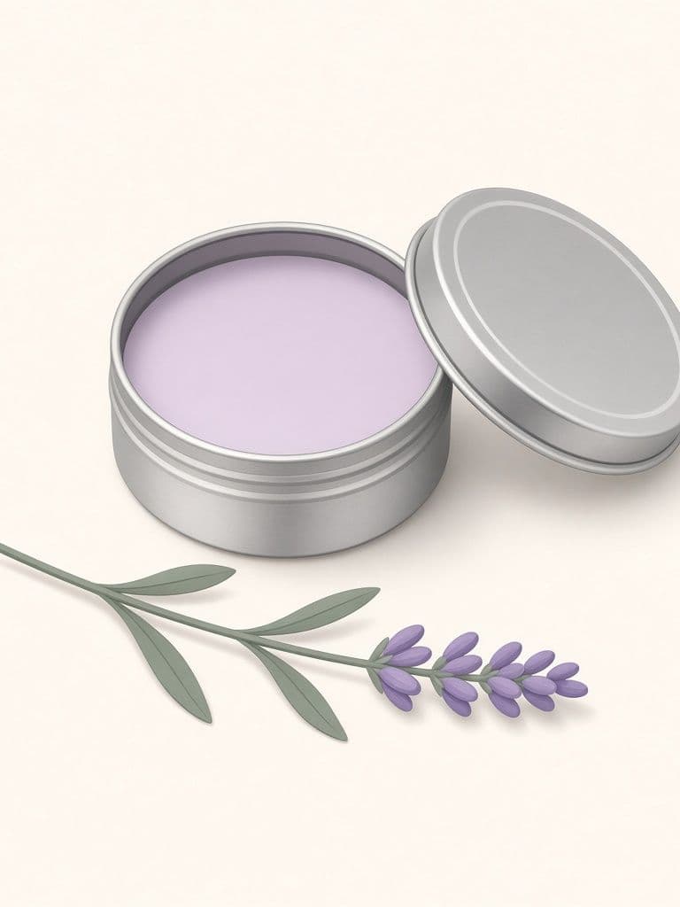 Illustration, not the actual product: Meow Meow Tweet Lavender Deodorant Cream
